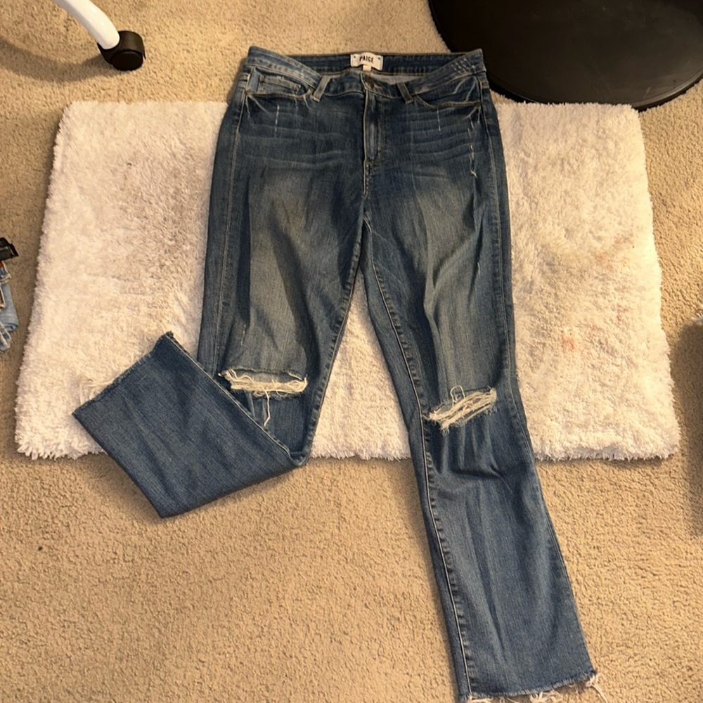 Paige Jeans, size 28, cropped